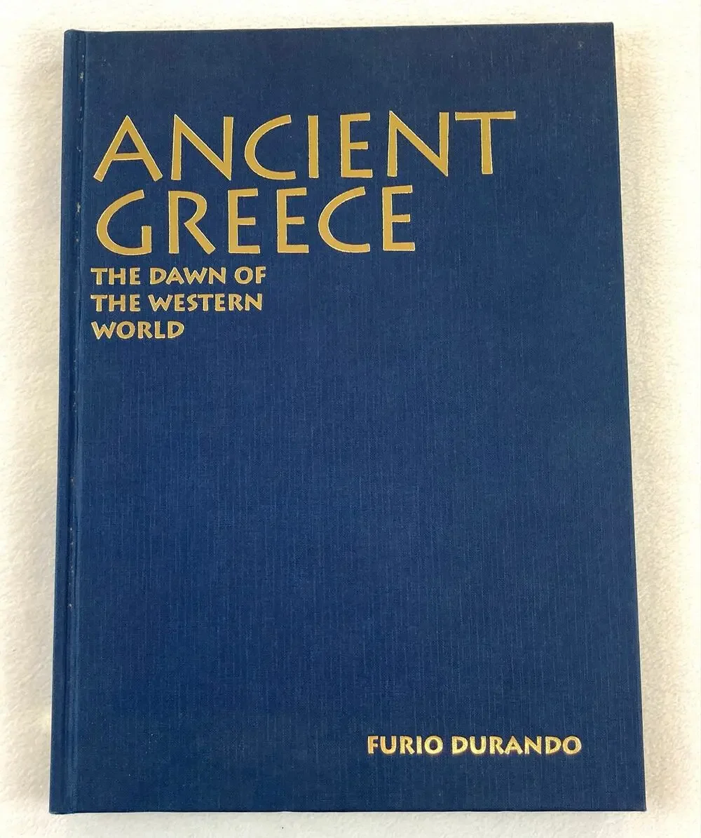 Ancient Greece The Dawn of The Western World Book Furio Durando Vintage 1997